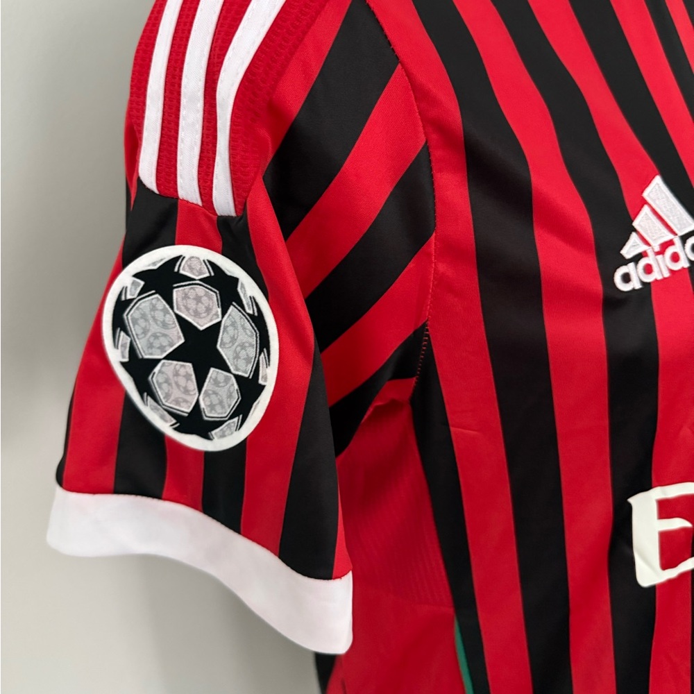 Zlatan Ibrahimovic AC Milan Champions League New Men Retro Adidas Soccer Jersey - Picture 7 of 11